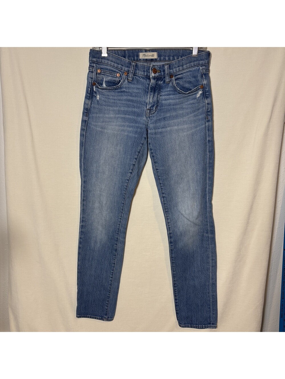 Madewell Size 24 Blue Demin 9” The Slim Boyjean